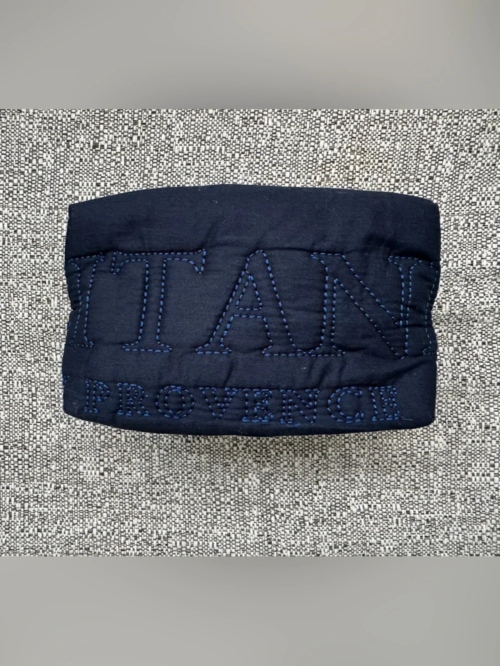 LOCCITANE quilted navy
